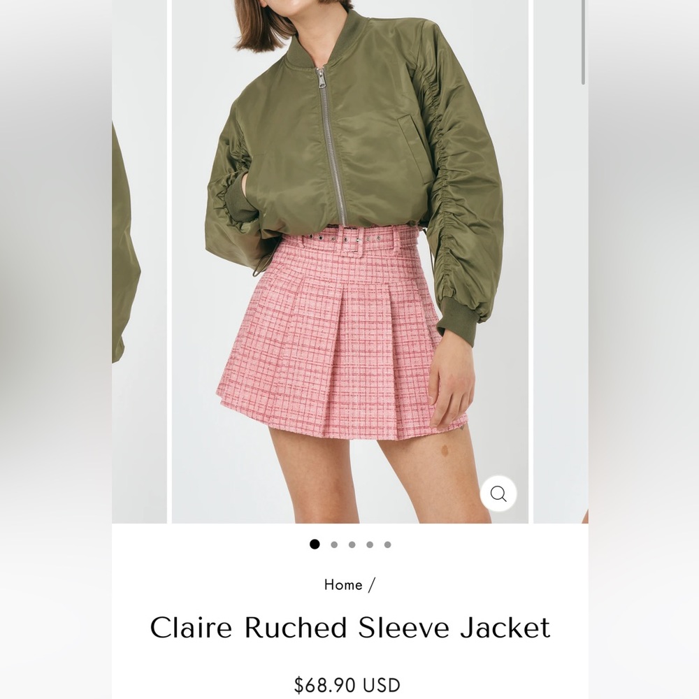 Storets Claire Rouched Sleeve Jacket - Picture 5 of 7